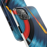 Retro Vinyl Record Phone Case – Front View