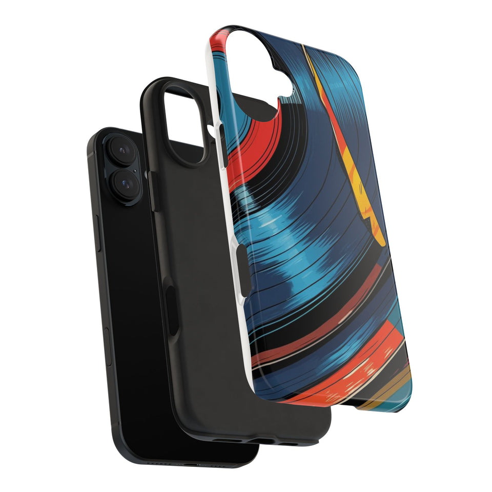 Retro Vinyl Record Phone Case – Vintage Music Cover