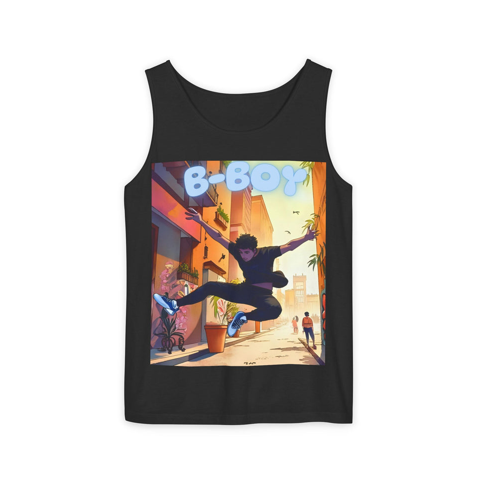 Urban Dance Vibes Tank Top - Perfect for Streetwear Style, B-Boy Culture, Summer Festivals, Dance Events, Active Lifestyle
