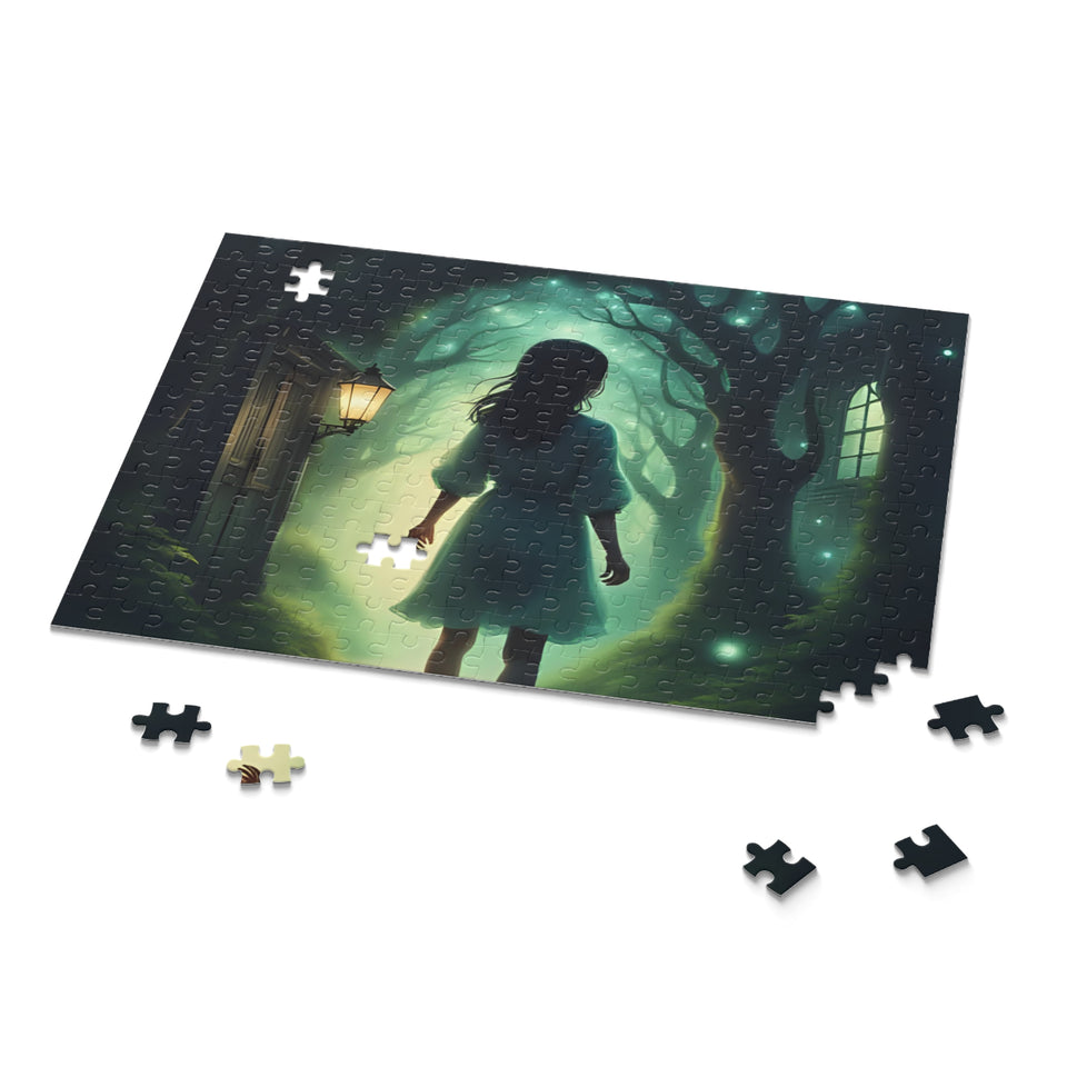 Dreamy Forest Puzzle - 120, 252, 500-Piece Jigsaw for Family Fun, Cozy Nights, Gifts for Puzzle Lovers, Home Decor, Relaxation Activity