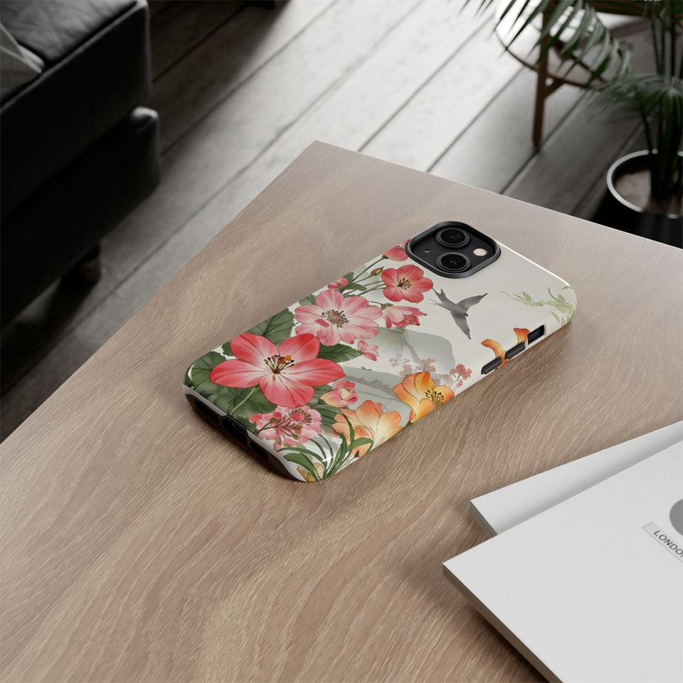 Floral Phone Case tough cover back design