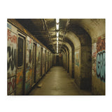 derelict train Puzzle - 120, 252, 500-Piece Jigsaw for Art Lovers, Wall Decor, Unique Gift Idea, Fun Activity, Home Decor