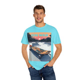 Skateboard Graphic Tee, Unisex Casual Wear, Stay Wild Shirt, Perfect for Skaters and Nature Lovers, Vintage Style T-Shirt