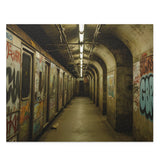 derelict train Puzzle - 120, 252, 500-Piece Jigsaw for Art Lovers, Wall Decor, Unique Gift Idea, Fun Activity, Home Decor