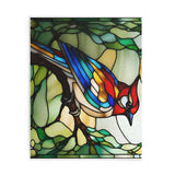 Stained Glass Bird Puzzle – 252 pieces assembled