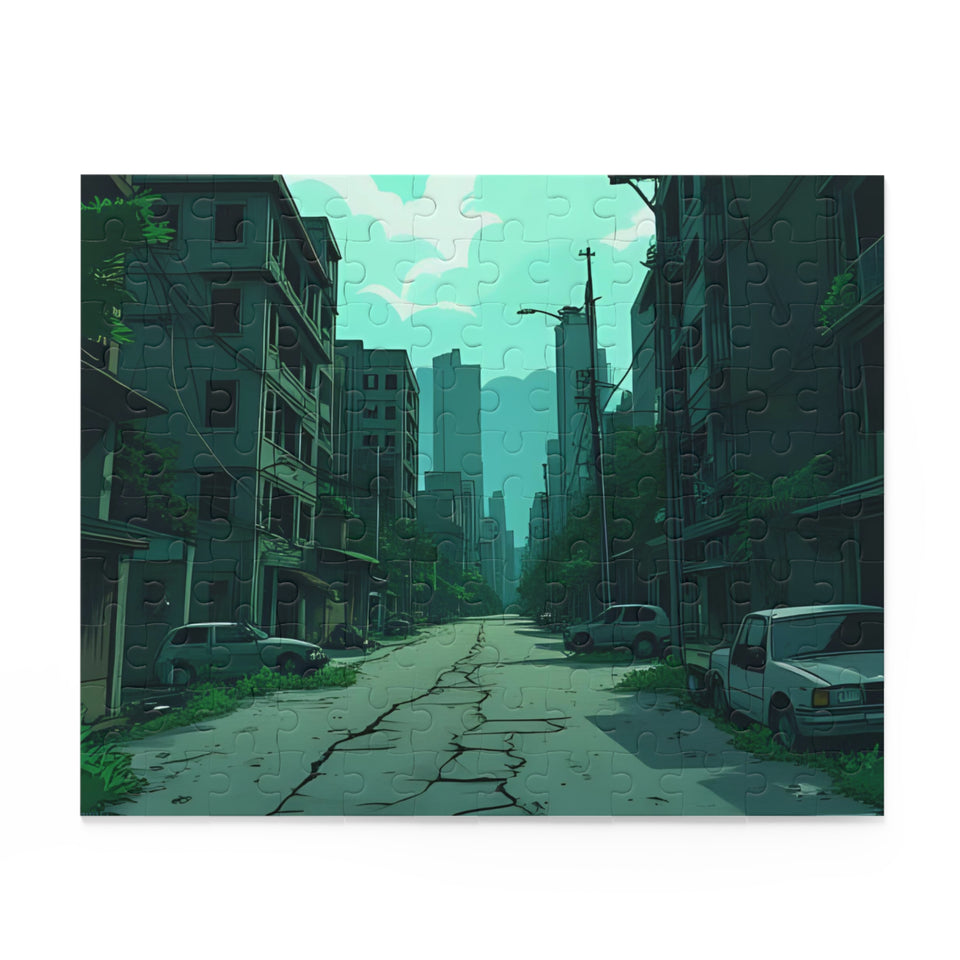 Desolation Puzzle - 120/252/500-Piece Jigsaw, Nostalgic Decor, Gift for Puzzle Lovers, Relaxing Activity, Home Decor