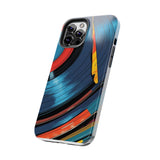 Retro Vinyl Record Phone Case – Front View