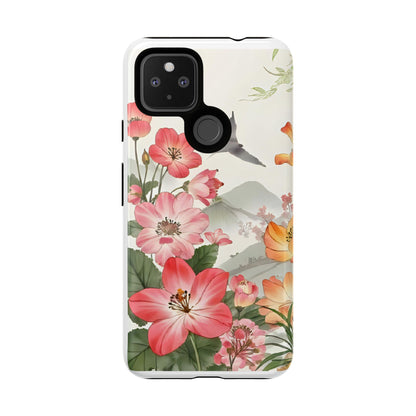 Floral Phone Case, Tough Cases, Smartphone Accessories, Gift for Her, Nature Lover's Present, Floral Design, Spring Style