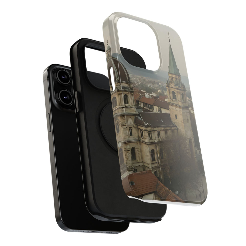 Stylish Impact-Resistant Phone Cases with Scenic Design, Durable Cell Covers, Perfect Gift for Travelers, Functional Phone Accessories