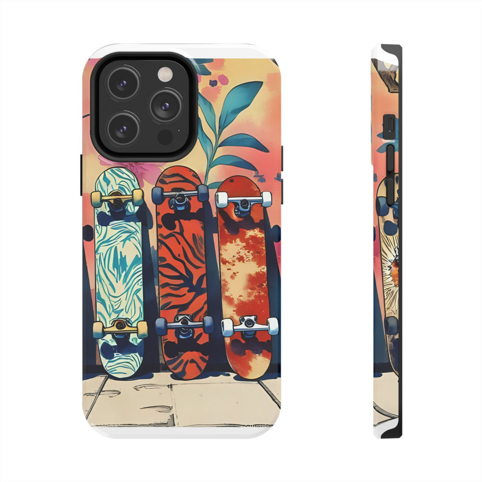 Skateboard Art Phone Case – Tough protective cover