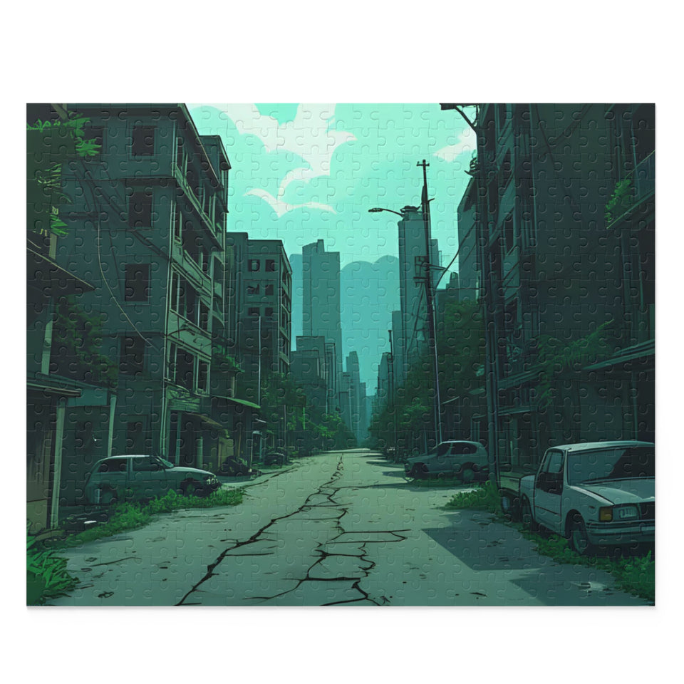 Desolation Puzzle - 120/252/500-Piece Jigsaw, Nostalgic Decor, Gift for Puzzle Lovers, Relaxing Activity, Home Decor