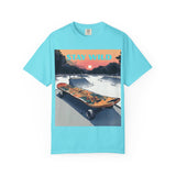 Skateboard Graphic Tee, Unisex Casual Wear, Stay Wild Shirt, Perfect for Skaters and Nature Lovers, Vintage Style T-Shirt