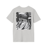 Sakura Samurai Unisex T-Shirt | Eco-Friendly Softstyle Tee, Anime Lover Gift, Casual Wear, Spring Fashion, Unique Art T-Shirt