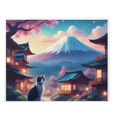 Serene Landscape Puzzle with Cat - 120, 252, 500-Piece, Jigsaw for Cat Lovers, Home Decor, Game Night, Gift for All Occasions