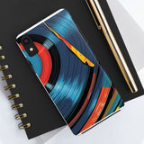 Retro Vinyl Record Phone Case – Front View