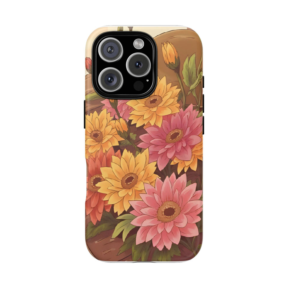 Floral Phone Case – protect your smartphone with style and durability, featuring a colorful flower design. This tough protective case safeguards your device from scratches, drops, and everyday wear while adding a vibrant, nature-inspired touch. Perfect for nature lovers, spring fashion enthusiasts, and anyone who wants to combine function with style.