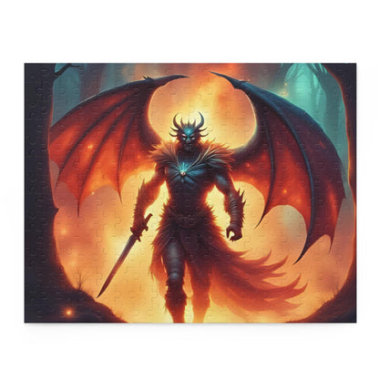 Fantasy Dragon-Themed Puzzle, 120-500 Piece Game, Unique Gift for Gamers, Collector's Décor, Family Game Night Fun