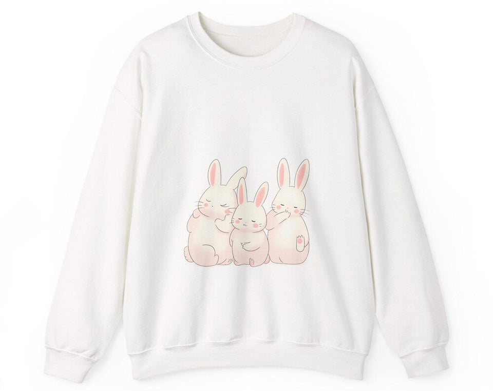 Cute Bunny Crewneck Sweatshirt