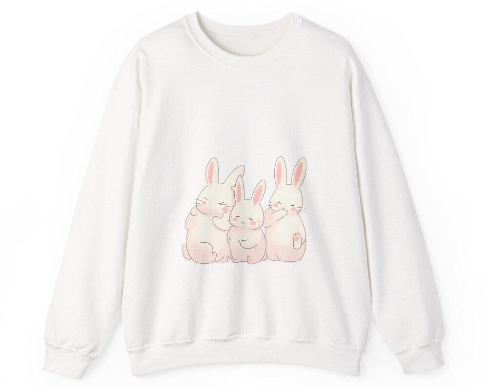 Cute Bunny Crewneck Sweatshirt