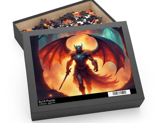 Fantasy Dragon-Themed Puzzle